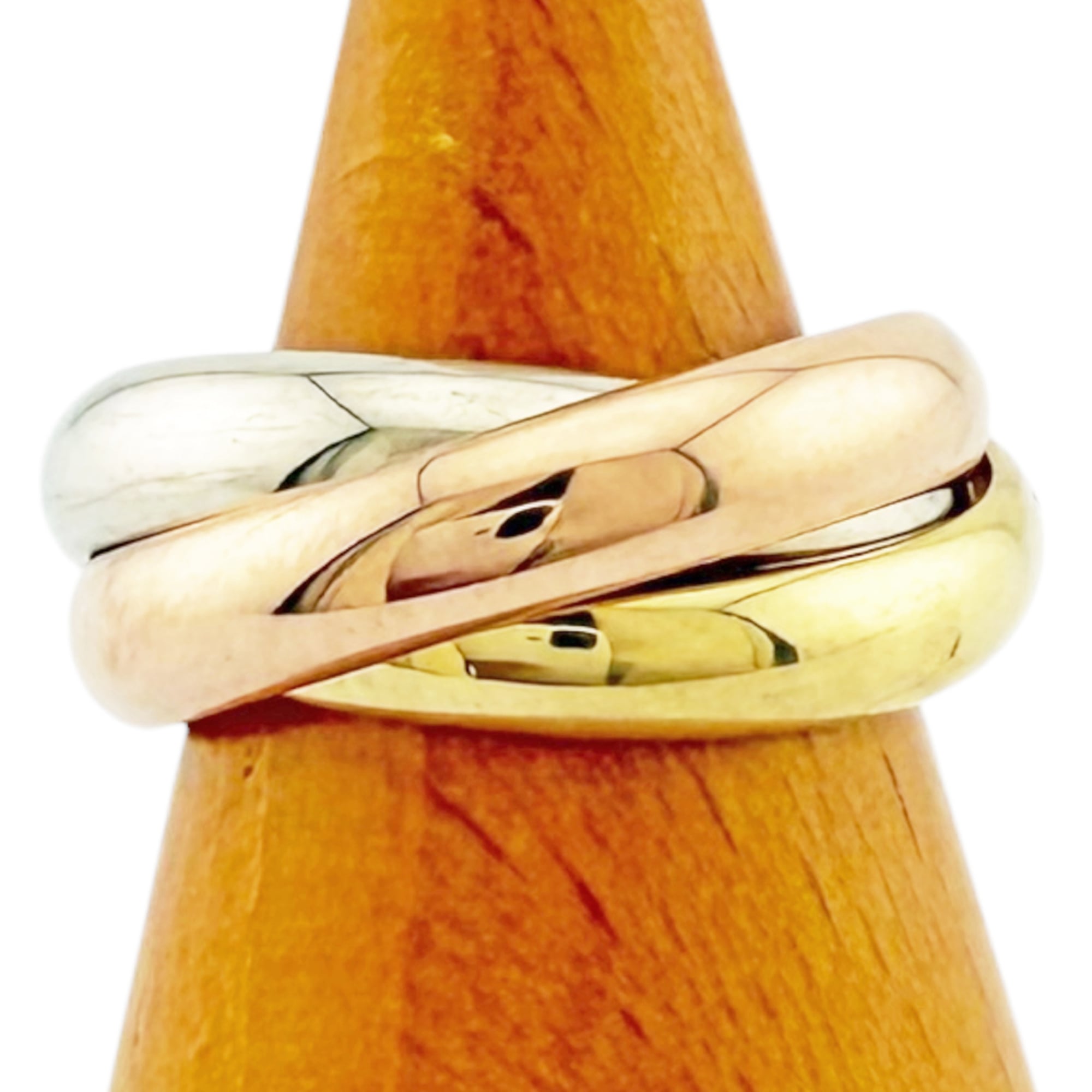 Cartier Trinity Ring, 18K Yellow Gold 50ct, Women\'s CARTIER