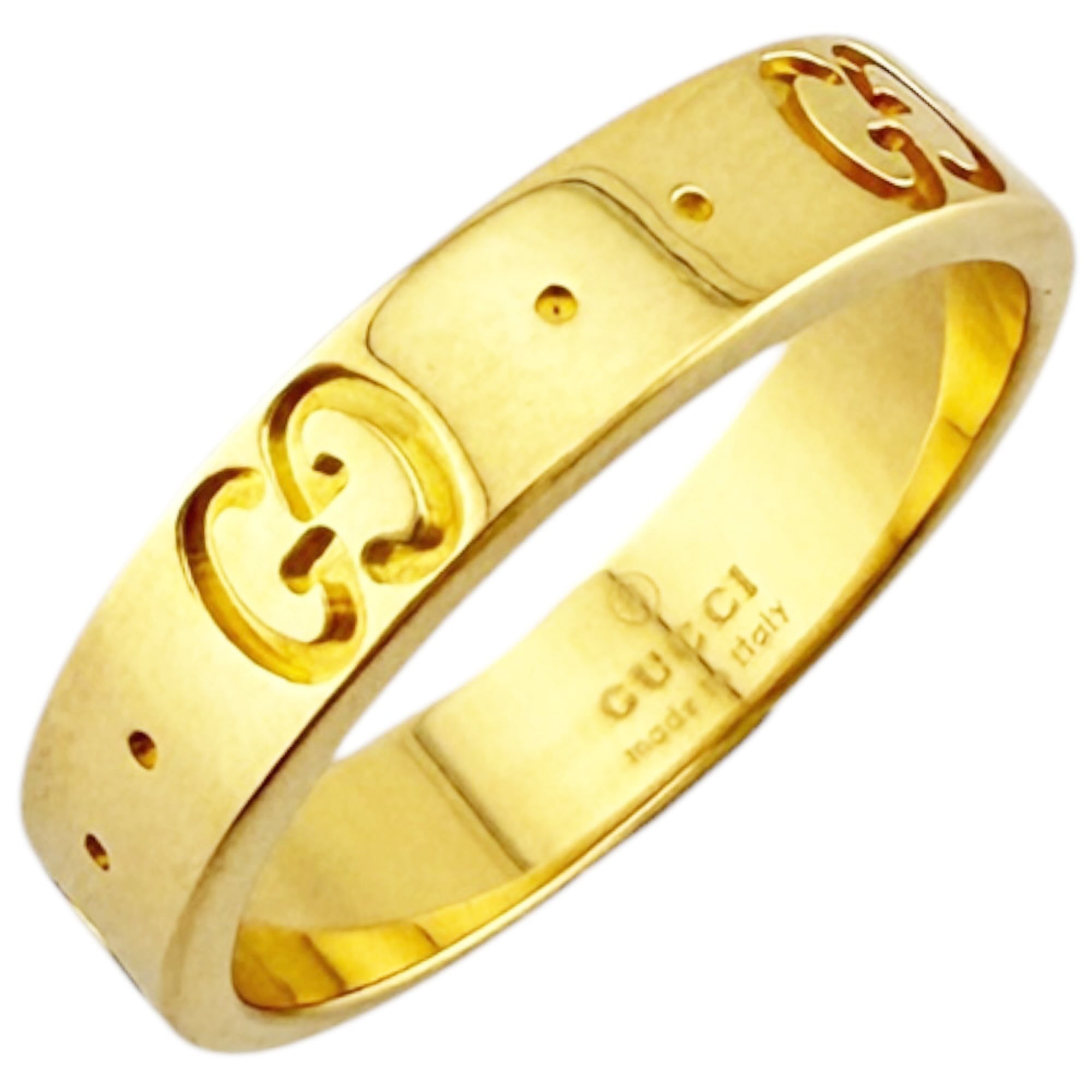 Gucci Icon Ring, 18K Yellow Gold, Women\'s