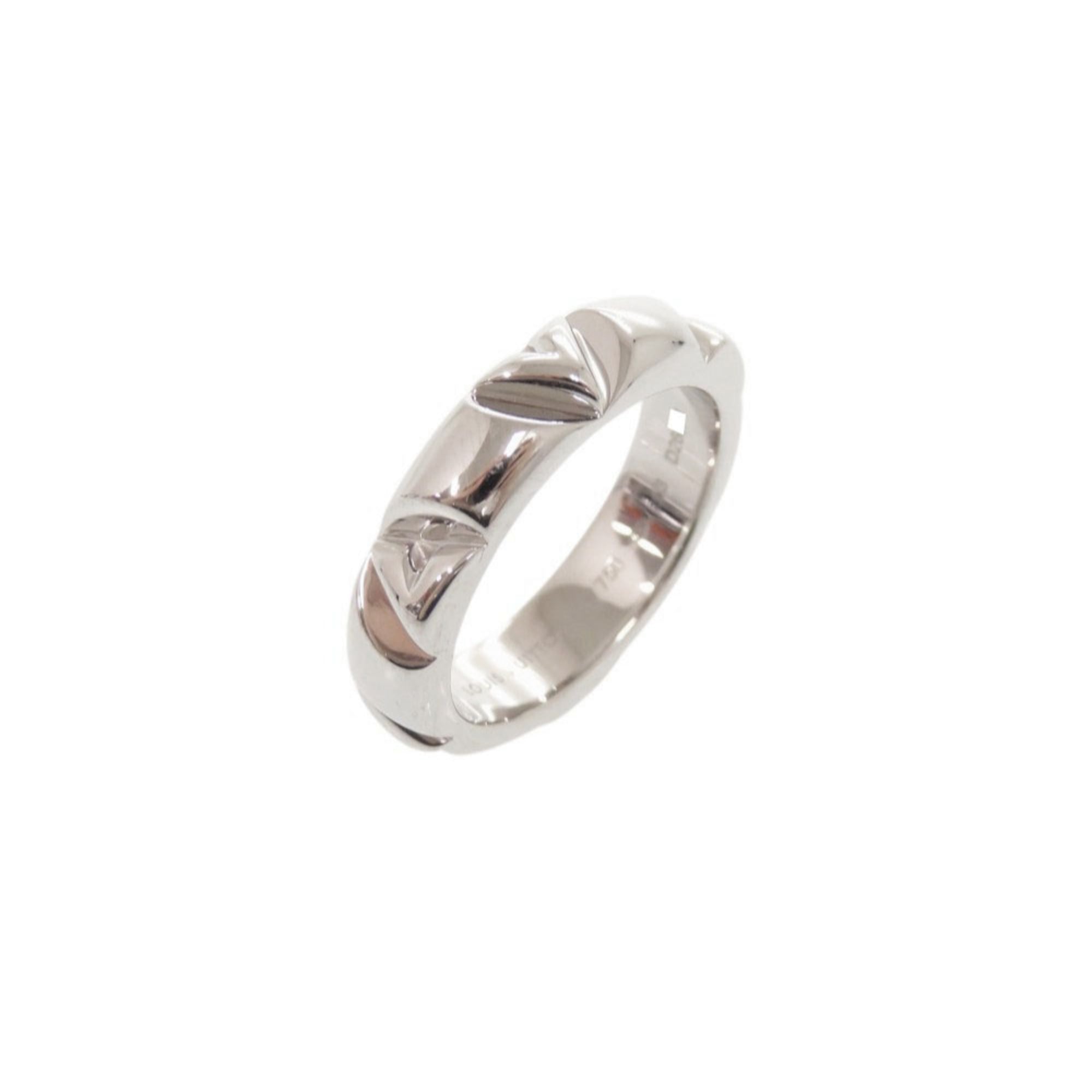 Like New Louis Vuitton LV Volte Multi #53 Q9O63 18KWG 750WG White Gold Ring Jewelry 1820 LOUIS VUITT