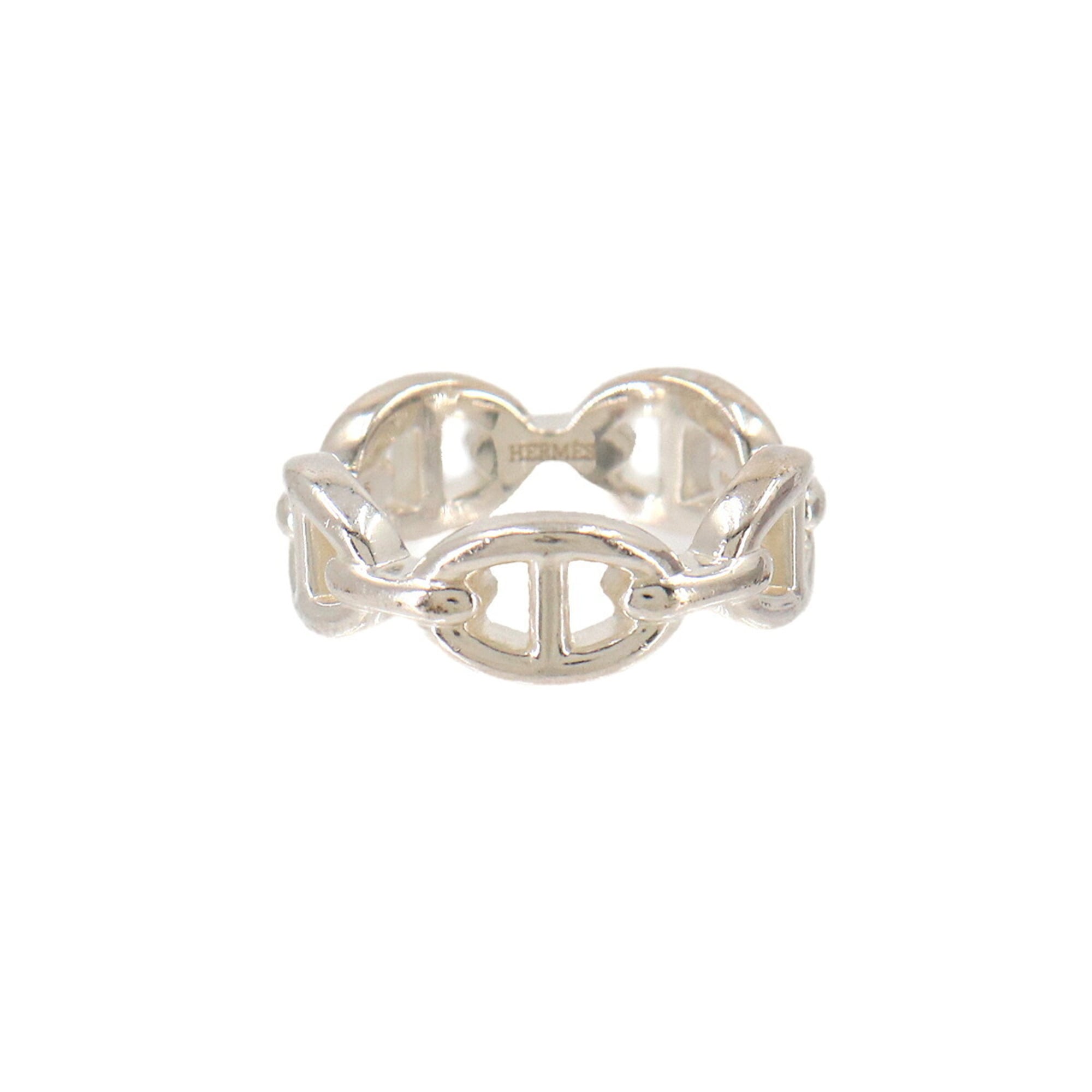 Hermes Chaine d\'Ancre EnchainŽe PM #53 Ring, SV 925 Silver.