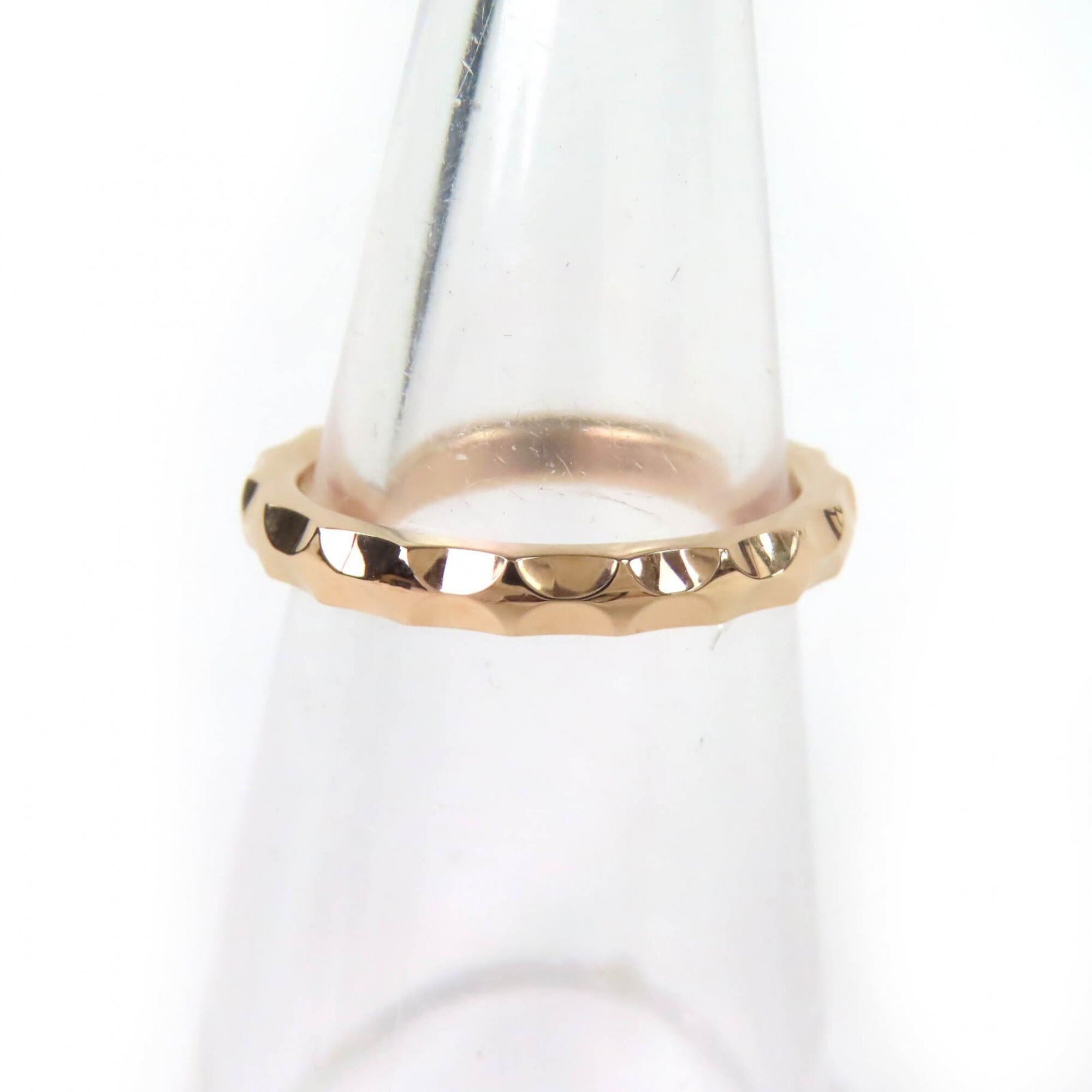 LOUIS VUITTON 085729 Alliance Monogram Infini Ring, AU750 18K 750 (PG), Current Model, Pink Gold, We