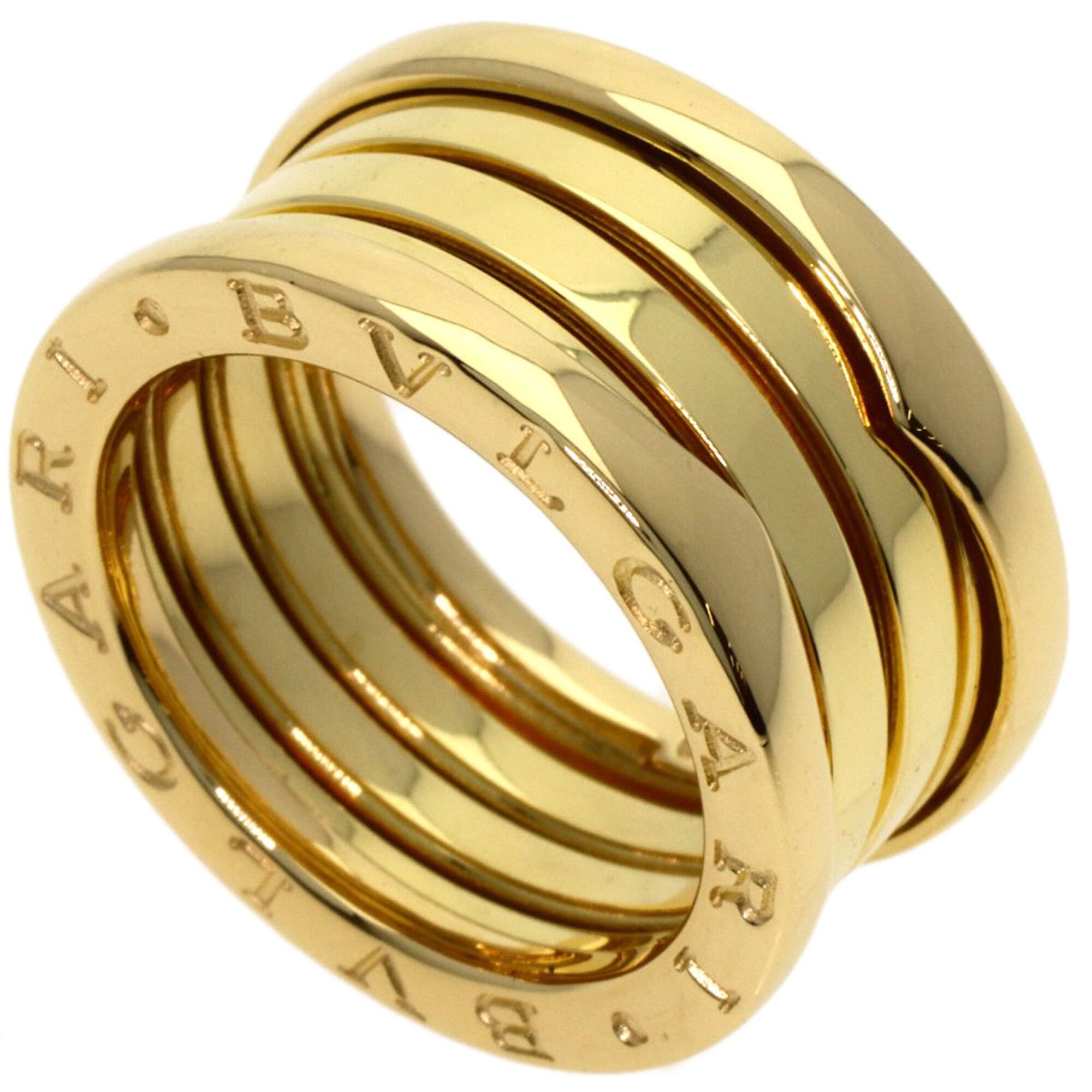 Bulgari B-zero1 3-band ring #51, 18K yellow gold, women\'s BVLGARI