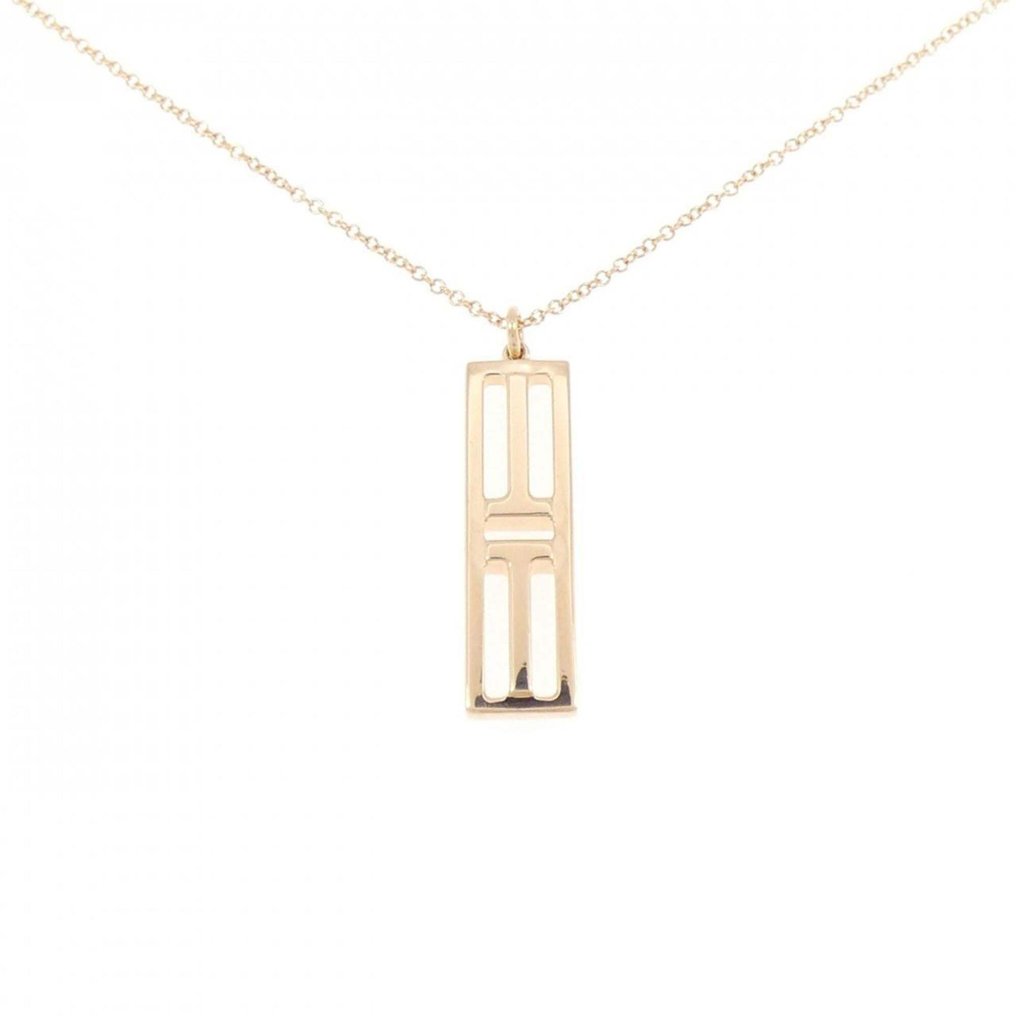 Tiffany & Co. T Two Open Vertical Bar Necklace