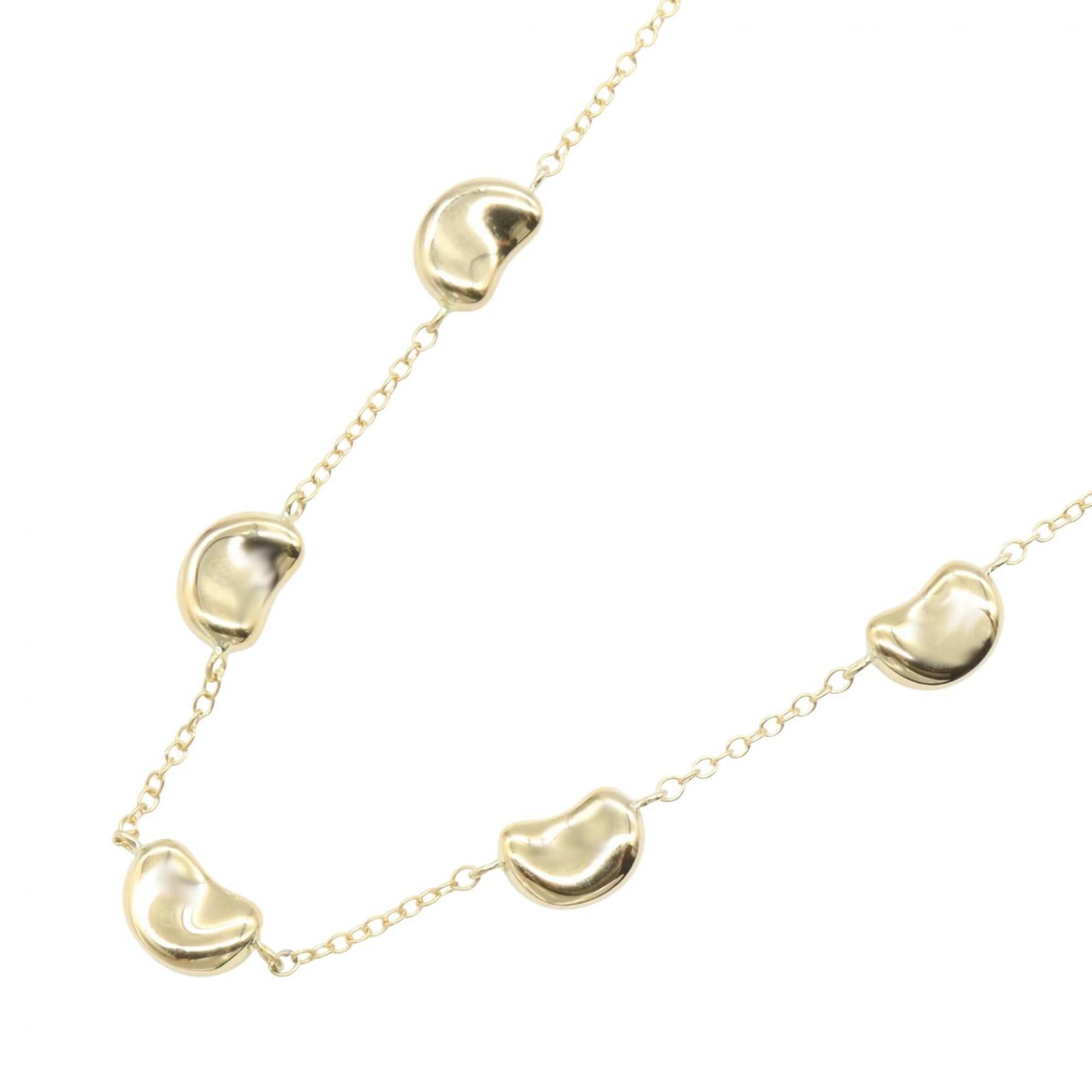 Tiffany & Co. Beans 5 Motif Necklace, 18K (Yellow Gold), Women\'s Jewelry, Gold Tone