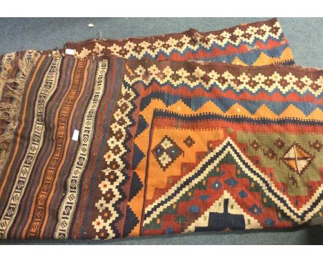 An old tapestry rug.