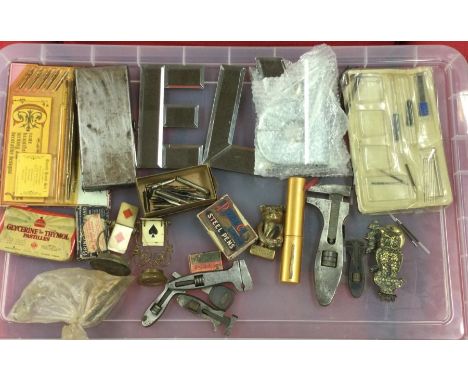 A collection of old tools etc.