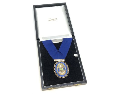 A silver and enamel medal - Sunderland and North Durham Works Managers 