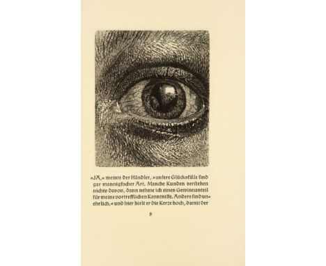 Hubert Sommerauer. - Stevenson, Robert Louis: Markheim. Bayreuth: Bear Press 1993. 19 x 12,3 cm. Mit 15 OrRadierungen von H. 