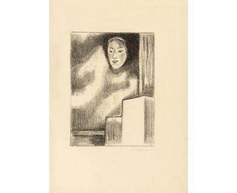 Ludwig von Hofmann. - Stucken, Eduard: Das Buch der Träume. Berlin: Reiß 1921. 27,5 x 21 cm. Mit 10 sign. OrLithogr. von L. v