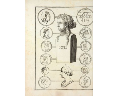 Sappho. - Wolf, Johann Christoph (Hrsg.): Sapphus, Poetriae Lesbiae, Fragmenta et Elogia. Quotquot in auctoribus antiquis Gra