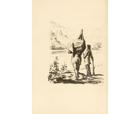 Max Slevogt. - Cooper, James Fenimore: Lederstrumpf Erzählungen, in der ursprünglichen Form. Übers. u. bearb. von K. Federn. 