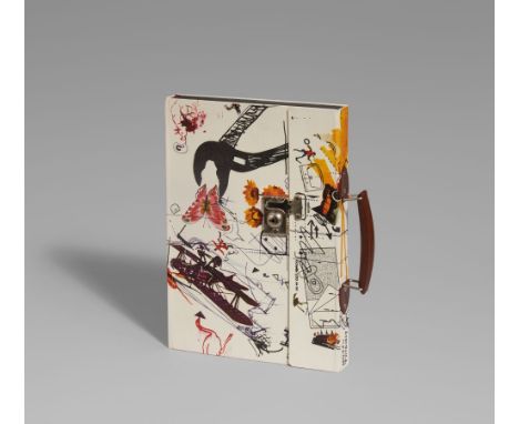 TINGUELY, JEAN K. G. PONTUS HULTÉN: "Méta". Berlin: Propyläen Verlag 1972. 30,5 x 21,5 cm. Mit sign. OrFilzstiftzeichnung/Mas