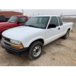 2003 Chevrolet S-10 VIN: 1GCDT19X938228406 Odometer States: 137905 Color: W