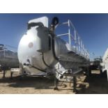 2011 Dragon 150BBL Vacuum tank VIN: 1UNST4225DL088937 Color: Aluminum Vacuu