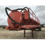 2006 Dragon 130BBL Vacuum tank VIN: 1UNST42276L037798 Color: Red Vacuum tan