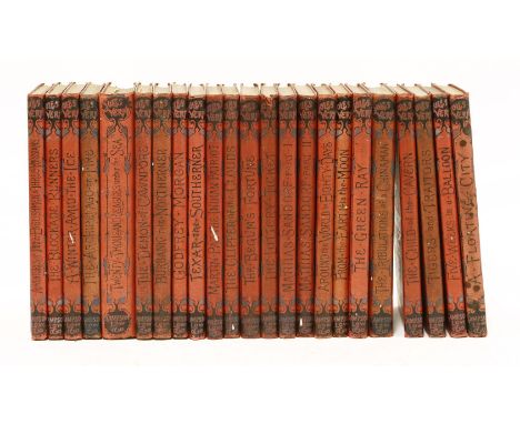 VERNE, Jules: A Collection of 23 works, All in the original matching red pictorial cloth and Pears’ advert to lower covers; a