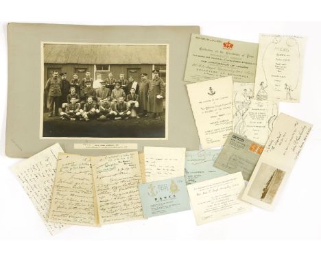 MILITARY (WW1 & WW2): Trenchard, Lord Hugh (the Father of the Royal Air Force): A Christmas card with the Metropolitan Police