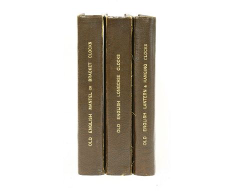 IDEN, Walter J: A Unique collection of Three original albums of his renowned collection of Seventeen century English clocks, 