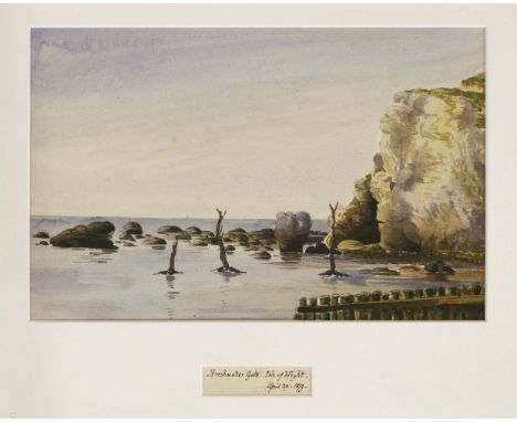 Eliza Ridley Sandys (late 19th century)SEVEN VIEWS OF THE ISLE OF WIGHT:FROM THE EAST CLIFF, BOURNEMOUTH;VALLEY OF THE YAR;NE