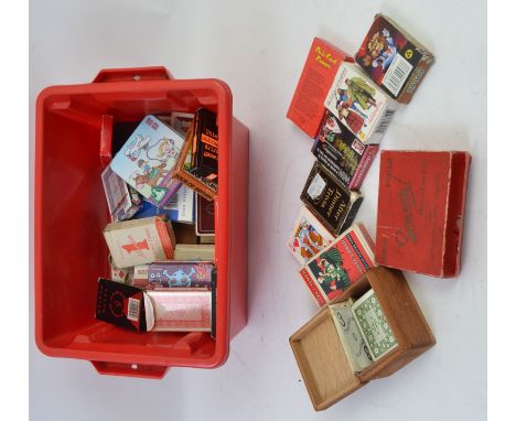 PLAYING CARDS; A large selection of assorted vintage and contemporary playing card sets and playing card games, to include So