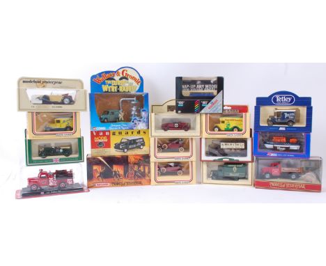 DIECAST; A collection of assorted mixed boxed and loose diecast to include a Wallace & Gromit Corgi Issue Anti Pesto van, Mat