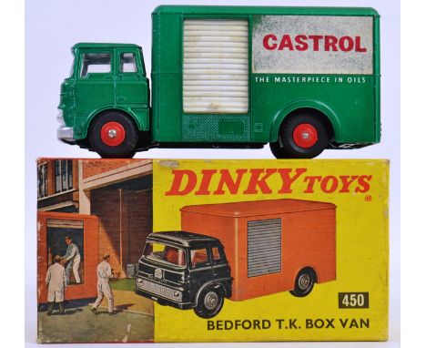 DINKY; An original vintage Dinky Toys 450 Bedford TK Box Van diecast model, within the original box.