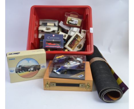 DIECAST; A good box of assorted vintage boxed diecast, to include Corgi 97781, Onyx 5016A, Lledo Days Gone and various others