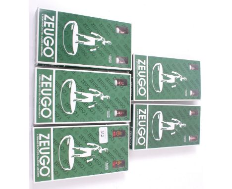SUBBUTEO; A collection of 5x Zeugo ( Subbuteo style ) boxed teams, set numbers; 204, 195, 264, 291, 251. All complete.


NOTE
