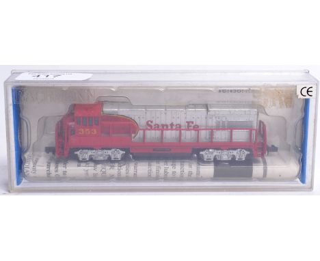 BACHMANN; An original Bachmann N Gauge railway trainset locomotive, within the original box - 64052 Diesel. 