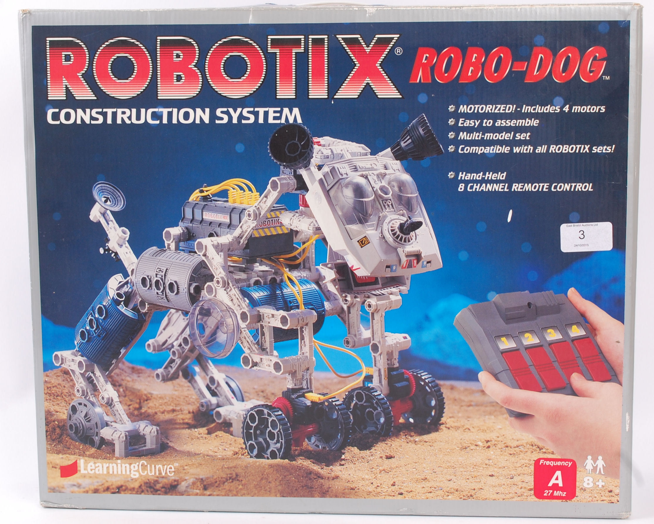 ROBOTIX; An original boxed set of Robotix Robo Dog by Learning Curve. In a very good box, a