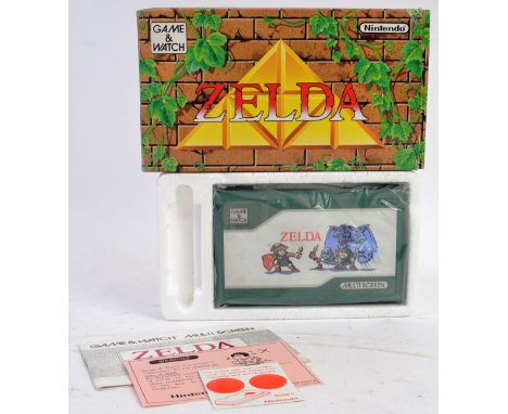 ZELDA GAME AND WATCH; An original fabulous Nintendo ' Game & Watch ' console. 1005 complete, within the original box, with in