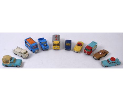 CORGI; A collection of 10x assorted vintage Corgi diecast models to include; Volkswagen, Karrier, Land Rover, EPF, Hillman Im