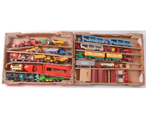 DIECAST; A collection of assorted vintage loose diecast to include Lesney, Matchbox King Size and various others. Including L