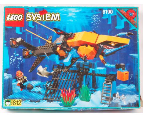 LEGO: Original Lego System boxed set 6190 ' Sharks Crystal Cave ' within the original box with instructions. 

NOTE; From a p