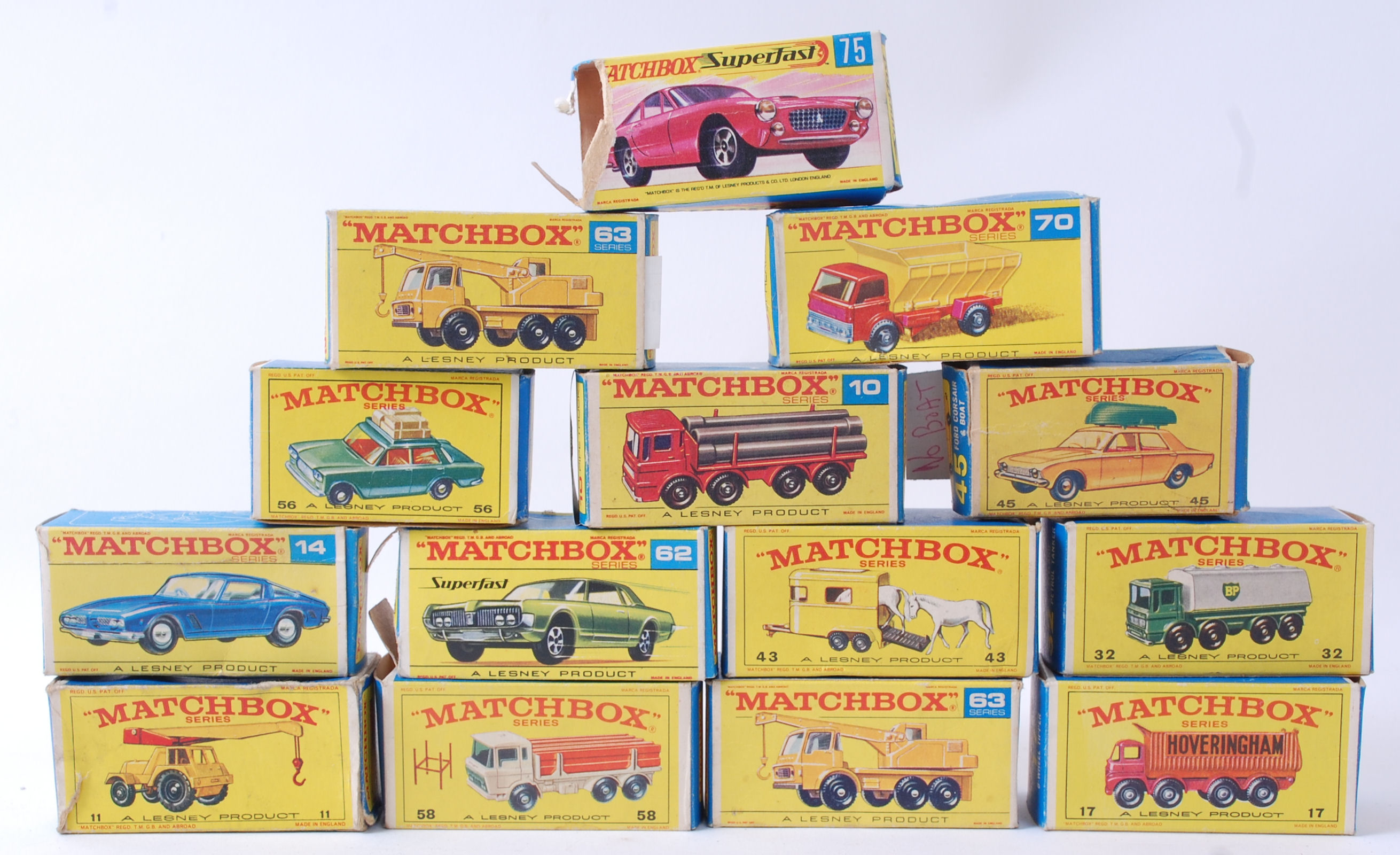 MATCHBOX LESNEY; A Collection Of 14x Vintage Matchbox Lesney Boxed ...