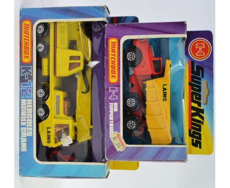 MATCHBOX SUPERKINGS; Two original vintage Matchbox Superkings diecast models - K-12 & K-14. Both within the original boxes. 