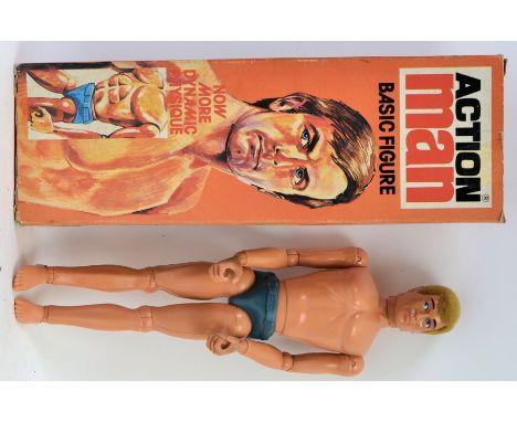 ACTION MAN; An original vintage 1960's Palitoy Action Man ' Basic Figure ' soldier, within the original box. Eagle Eyes Actio