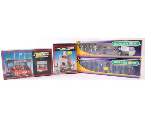 SCALEXTRIC; Two boxed sets of Scalextric scale racetrack figures - unopened, within the original boxes along with a vintage C