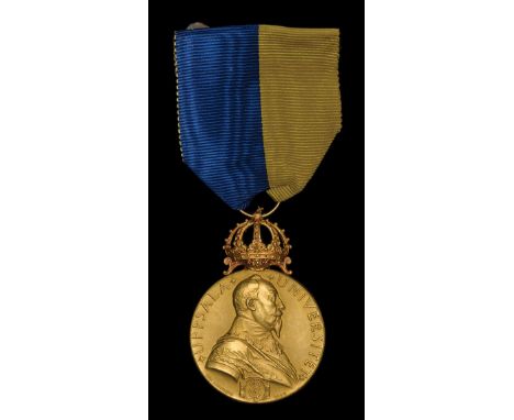 *Sweden, University of Uppsala, Tercentenary of King Gustavus Adolphus II’s Grant of Lands 1924, Gold Medal, by Erik Lindberg