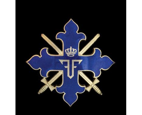 Romania, Order of Michael the Brave, 1916 issue, Copy First Class breast star, in gilt and blue enamel, 59mm, extremely fine
