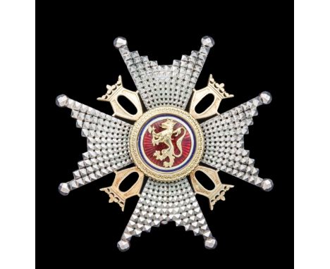 *Norway, Order of St Olav, type 3, Military Division, Commander’s set of insignia, by Tostrup, Oslo, comprising neck badge, i