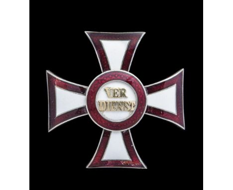 *Austria, Copy: Military Merit Cross, type 2, First Class Cross, a collector’s copy by Rothe, Vienna, circa 1960, in silver-g