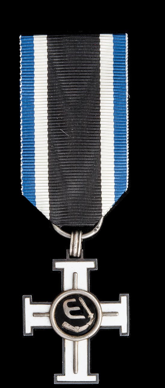 *Estonia, Cross of Liberty, First Grade, Third Class breast badge, suspension ring stamped KO (