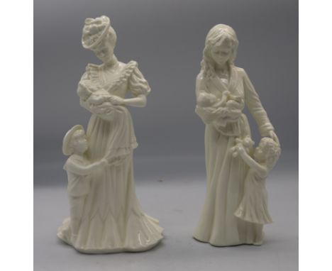A collection of five Royal Worcester blank figures.(5)