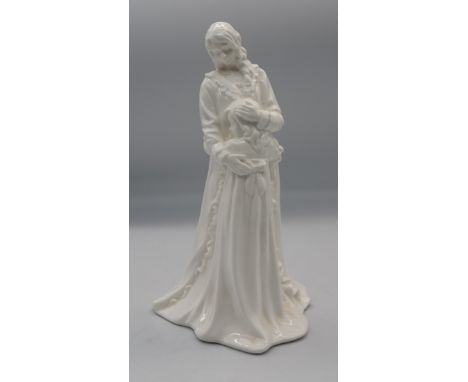 A collection of five Royal Worcester blank porcelain figures.(5)