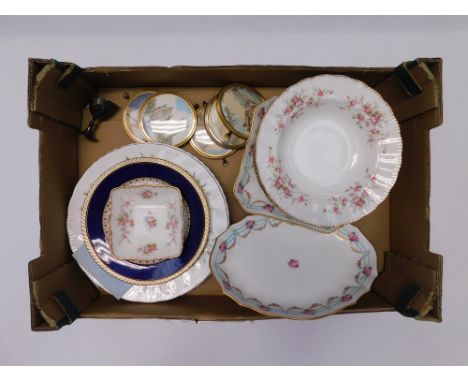 John McLaughlin; a 20th century limited edition 53/100 Stepping Stones, Dovedale porcelain plate, 19cm diameter together with