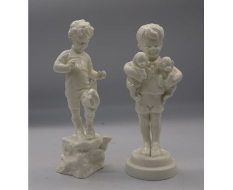 A collection of five Royal Worcester porcelain figures blanks.(5)