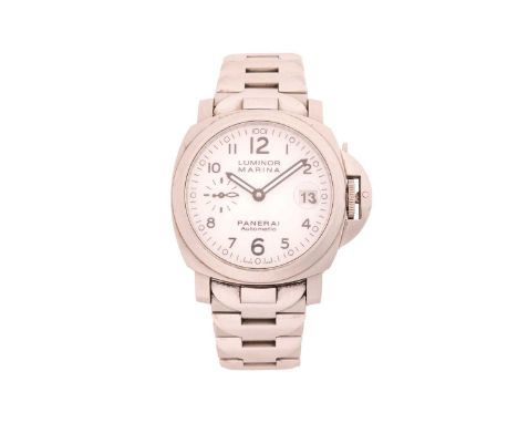 A Panerai Luminor Marina Automatic Watch PAM00049Model: PAM00049Serial: OP6690PB0564578Edition No: J0713/1200Year: 2007Case M