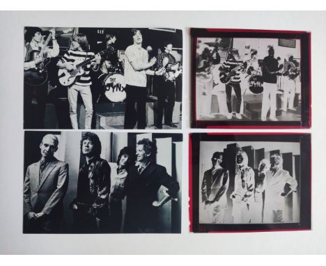 Vintage negatives of the Rolling Stones on stage in the 1960's and a promo shot in the 1990's. (5x4 inches).  