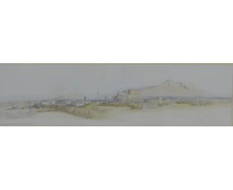 HARRY JOHN JOHNSON, R. I. (BRITISH 1826-1884), EDINBURGH FROM CORSTORPHINE, pencil and coloured washes on paper, titled and w